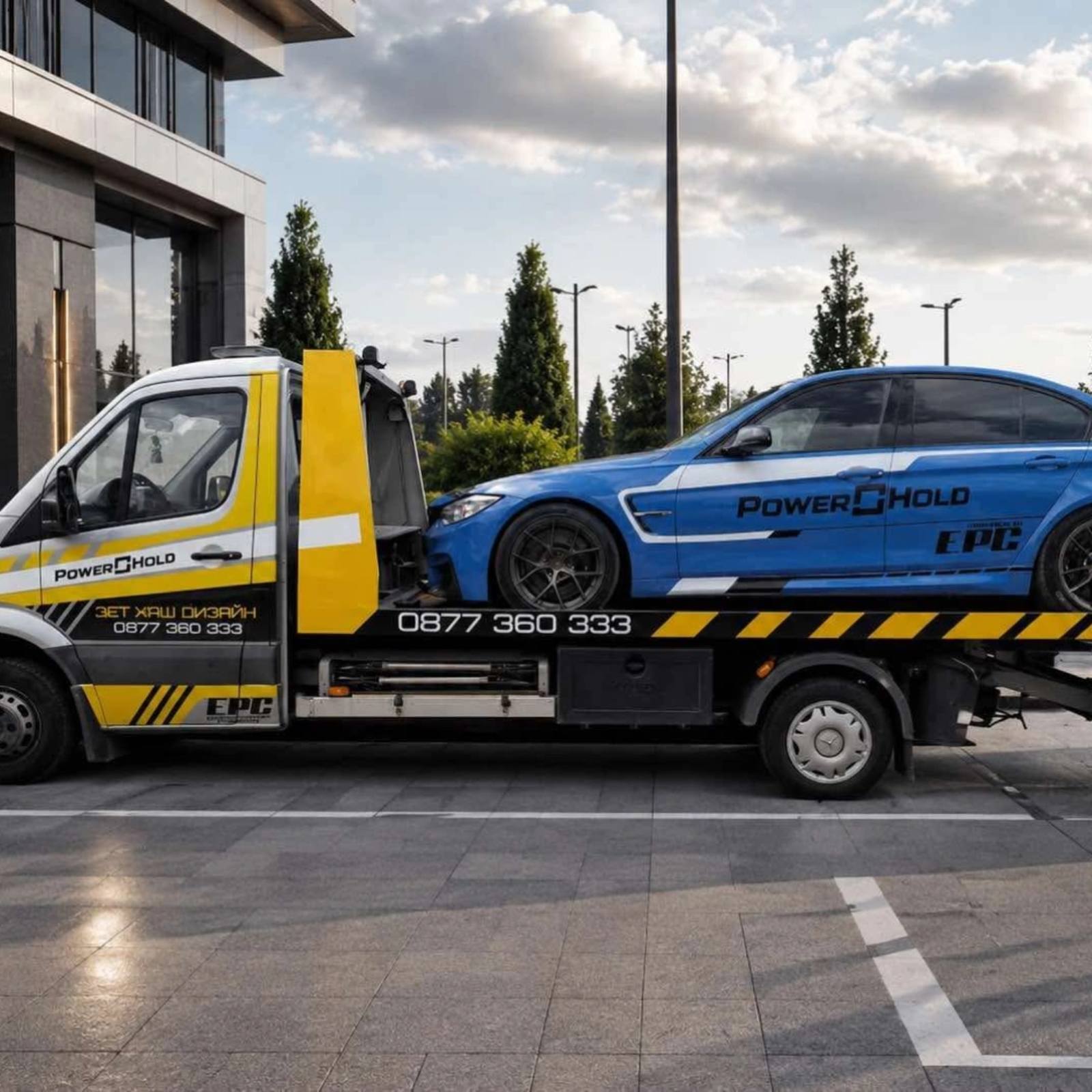 Репатрак EPC — брандиран автомобил BMW M3